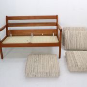 Ole Wanscher Senator 166 Teak 2-Seater Sofa for France & Søn, 1960 Denmark