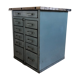 Workshop furniture with drawers, metal and wood