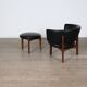 Sven Ellekaer Lounge Chair And Stool For Christian Linneberg 1962