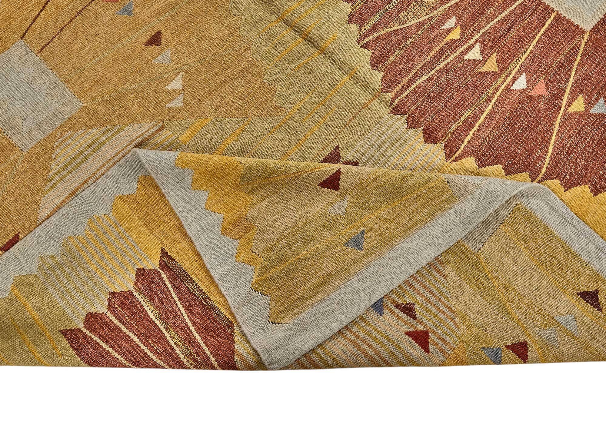 Contemporary Tribal Decorative Kilim 343 cm x 588 cm