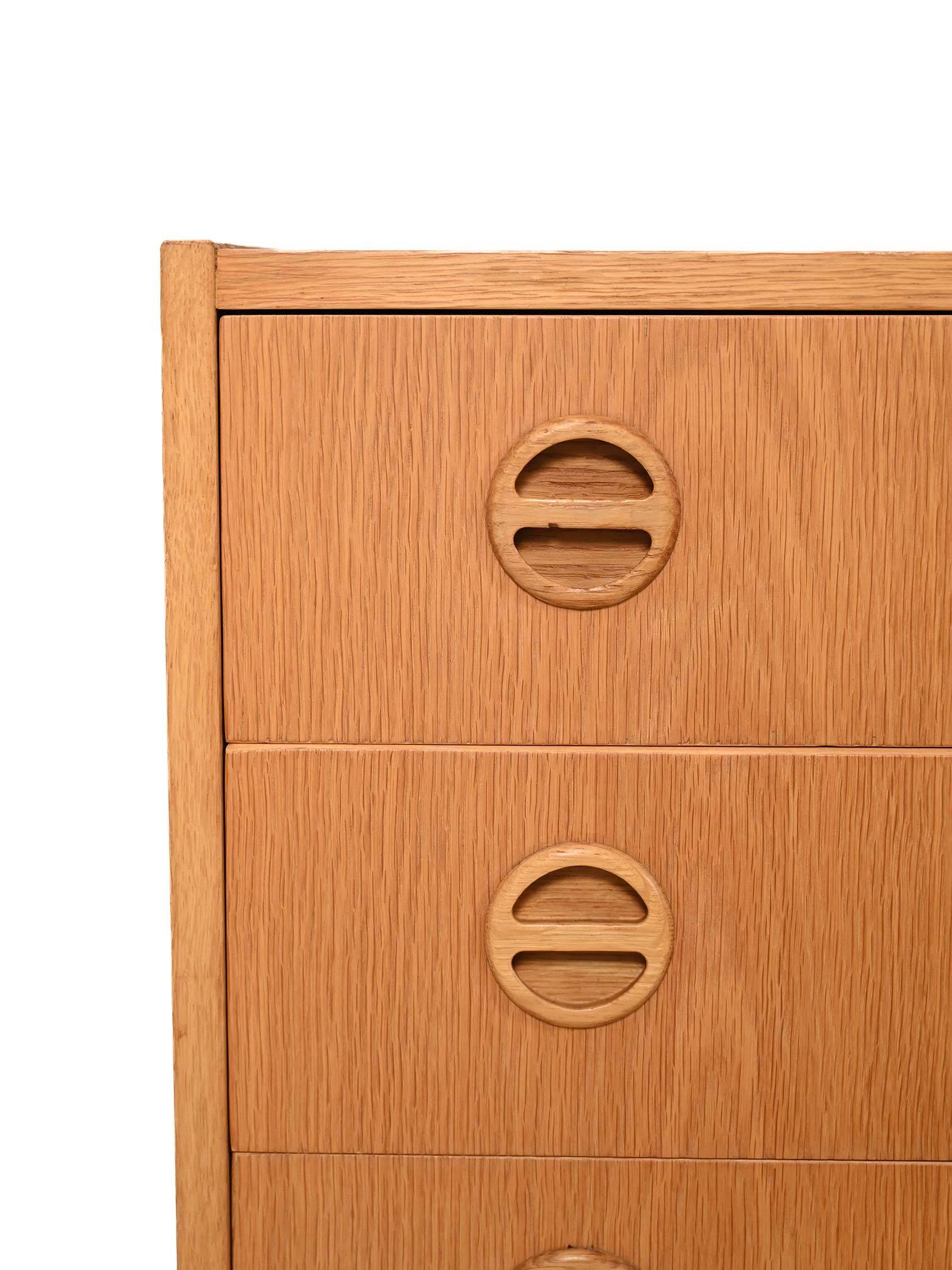 Commode en chêne par Arne Wahl Iversen