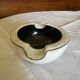 Two-Coloured Lava Ceramic Ashtray Design by Jaap Ravelli Scandinavian Vintage
