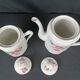 Art Deco, Porcelain jug and sugar bowl with flower decoration circa 1930