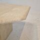 Set of 3 italian travertine coffee or side tables, 1980s