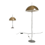 Floor lamp in metal and plastic by Gino Sarfatti for Gepo, 1970s.