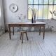 Bistro farmhouse table cherry wood turned legs 180cm
