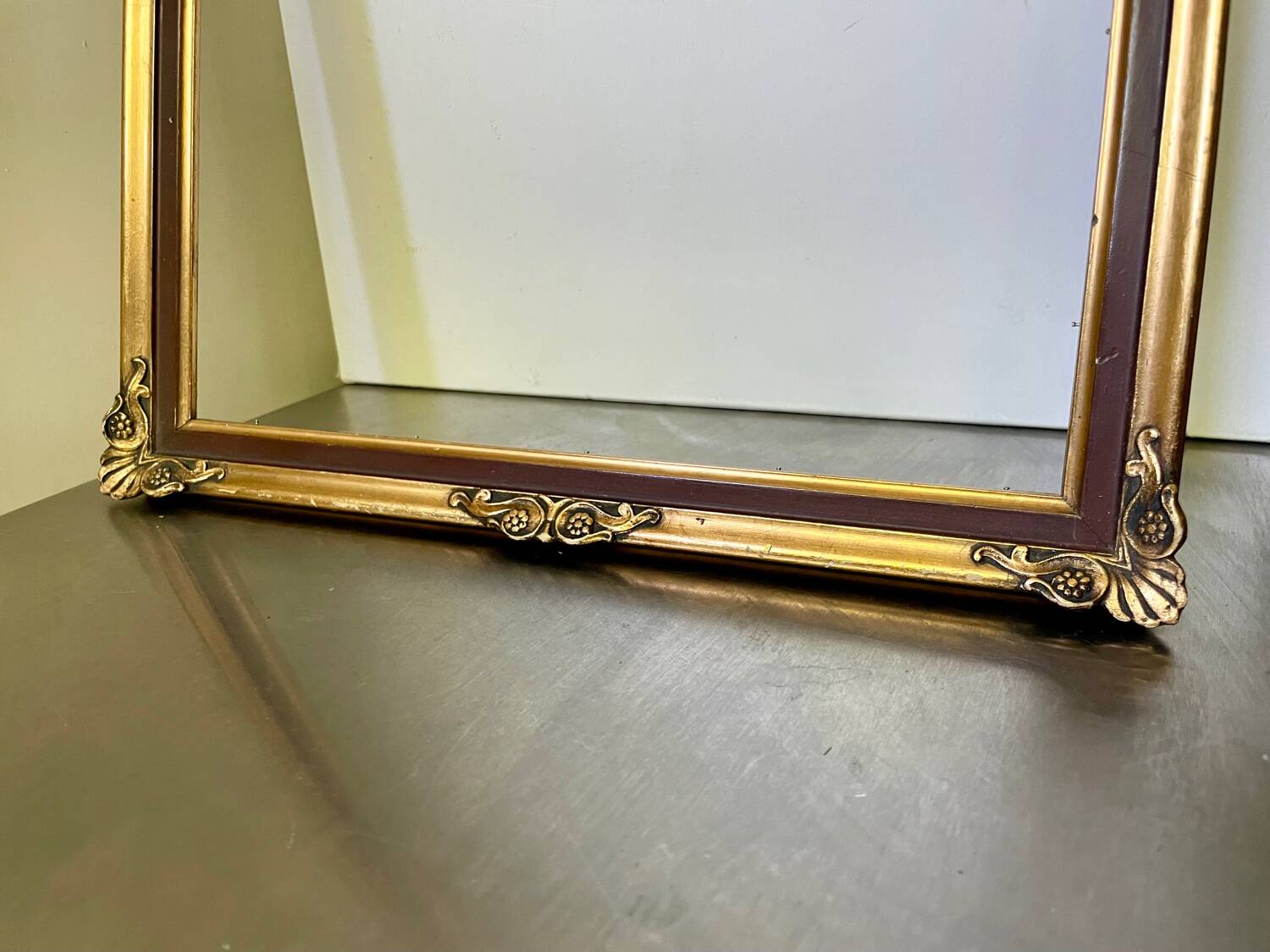 Antique Frame gilded wood 34 cm x 28 cm