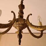 Old 4 branch chandelier