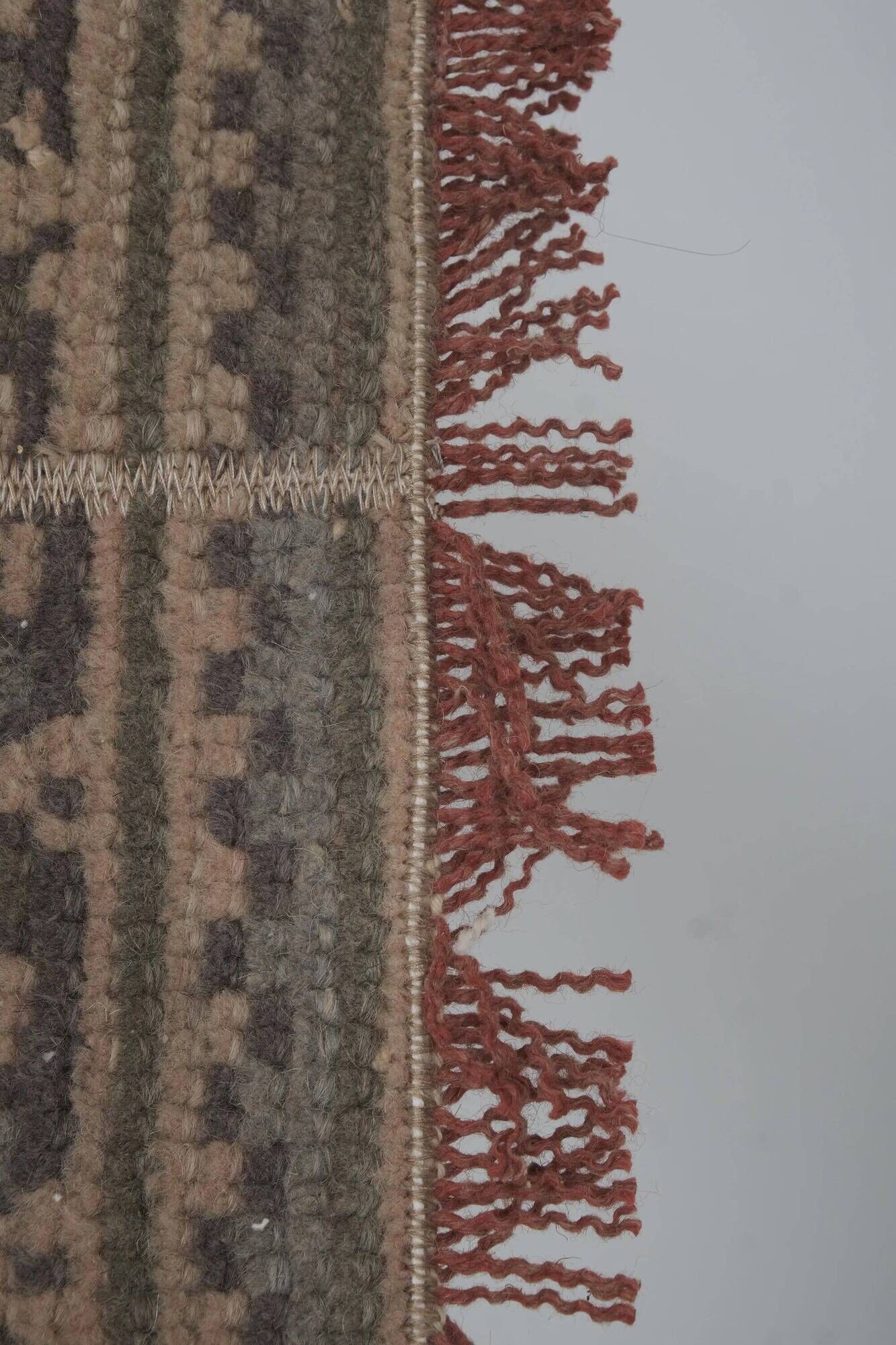Vintage Turkish hallway rug 55x367 cm