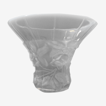 Vase ancien verre opalescent