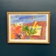 Original Swedish Watercolour On Paper – “Abstract Landscape” By Lars Bertle – Dated 1987 – Vintage & Framed