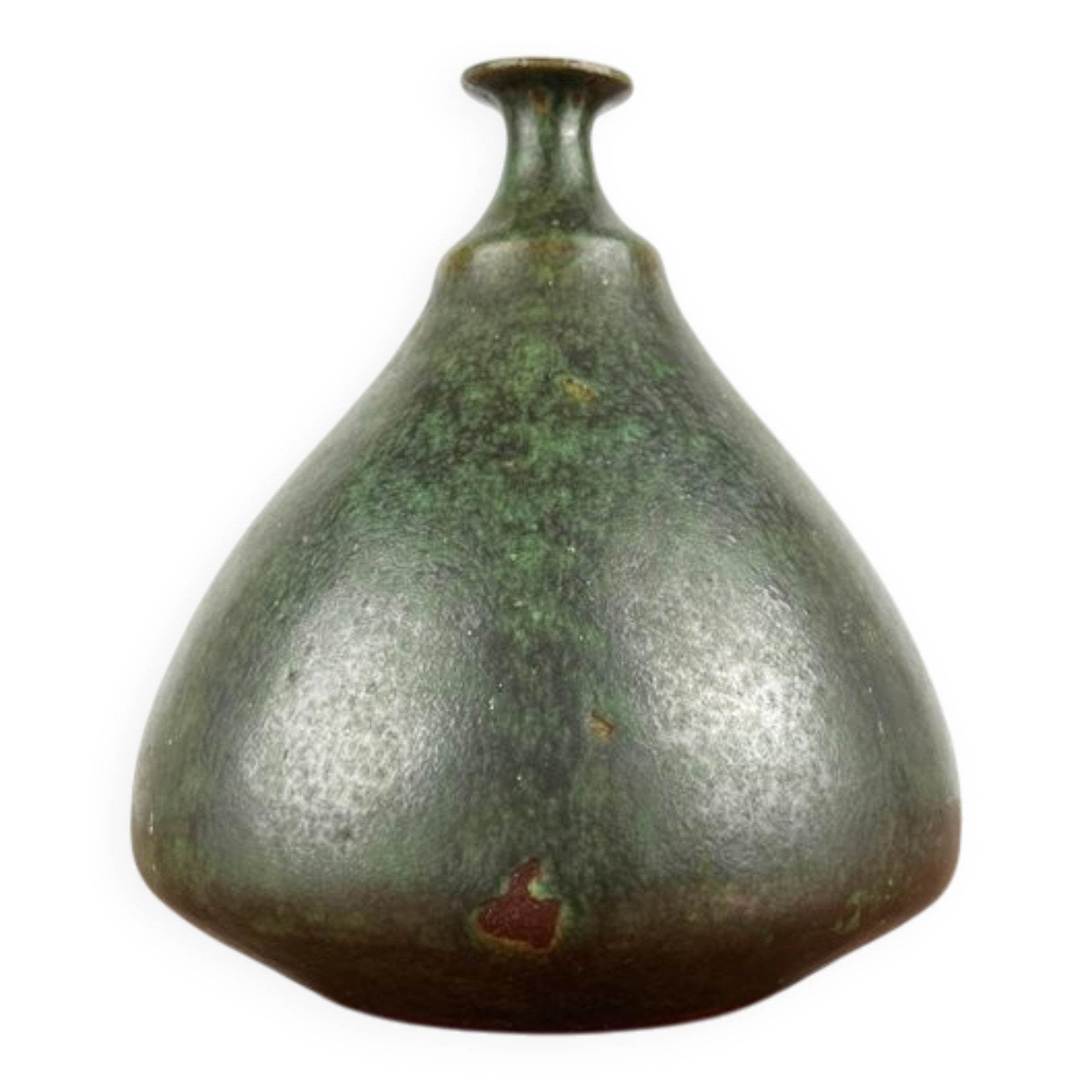 Mid-century German studio pottery vase by Meike Falck Nicolaisen, 1960s.