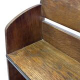 Art Deco Oak compact bookcase minimalist design