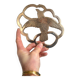 Brass bird trivet