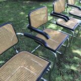 4 chairs B64 Cesca by Marcel Breuer