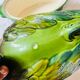 Terrine canard en barbotine email vert