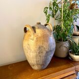 Enamelled ceramic jar