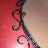 Wrought iron mirror