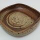 High-sided dish in pyrite stoneware by Charles Gaudry