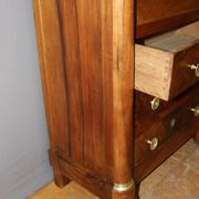Small Empire walnut secretary from the 19th century