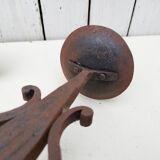 Candle holder pique candle candle 3 branches wrought iron