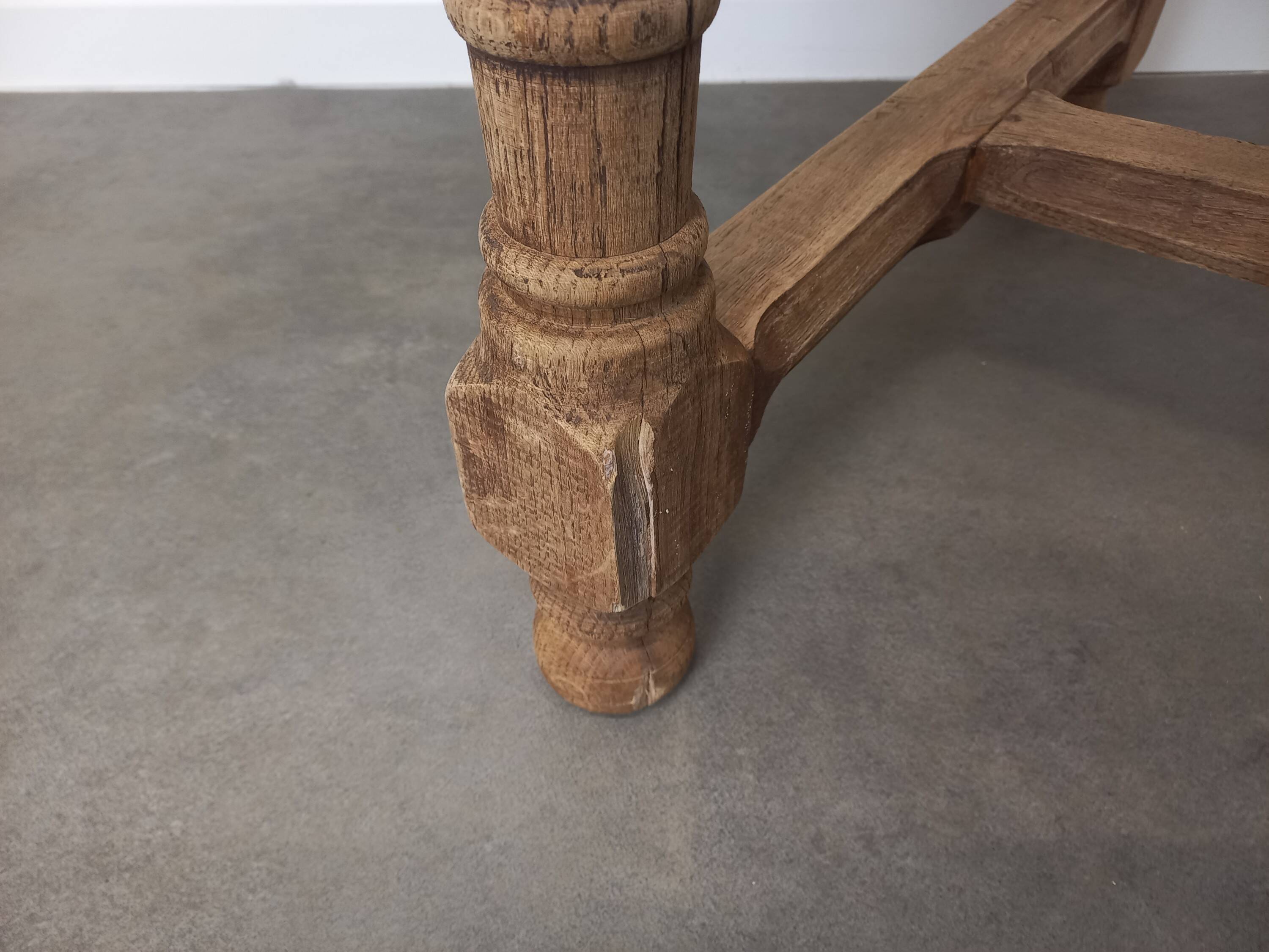 Oak farm table 158 cm