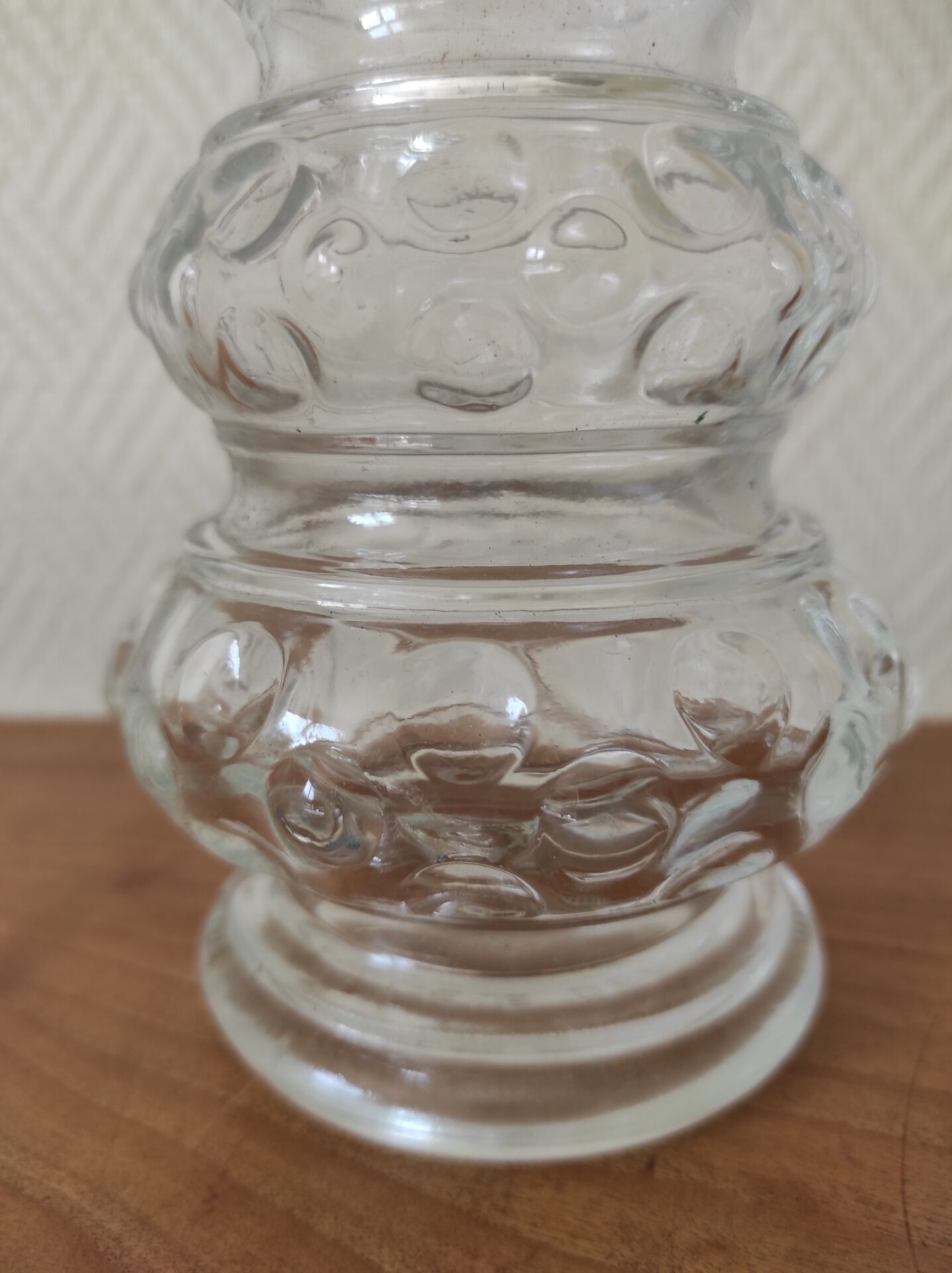 Vintage glass carafe 0.375 L