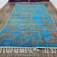 Large Moroccan rug made of natural wool, dimensions 250x150 cm, handmade.