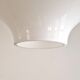 White glass pendant lamp by Hans Agne Jakobsson for Staff Leuchten