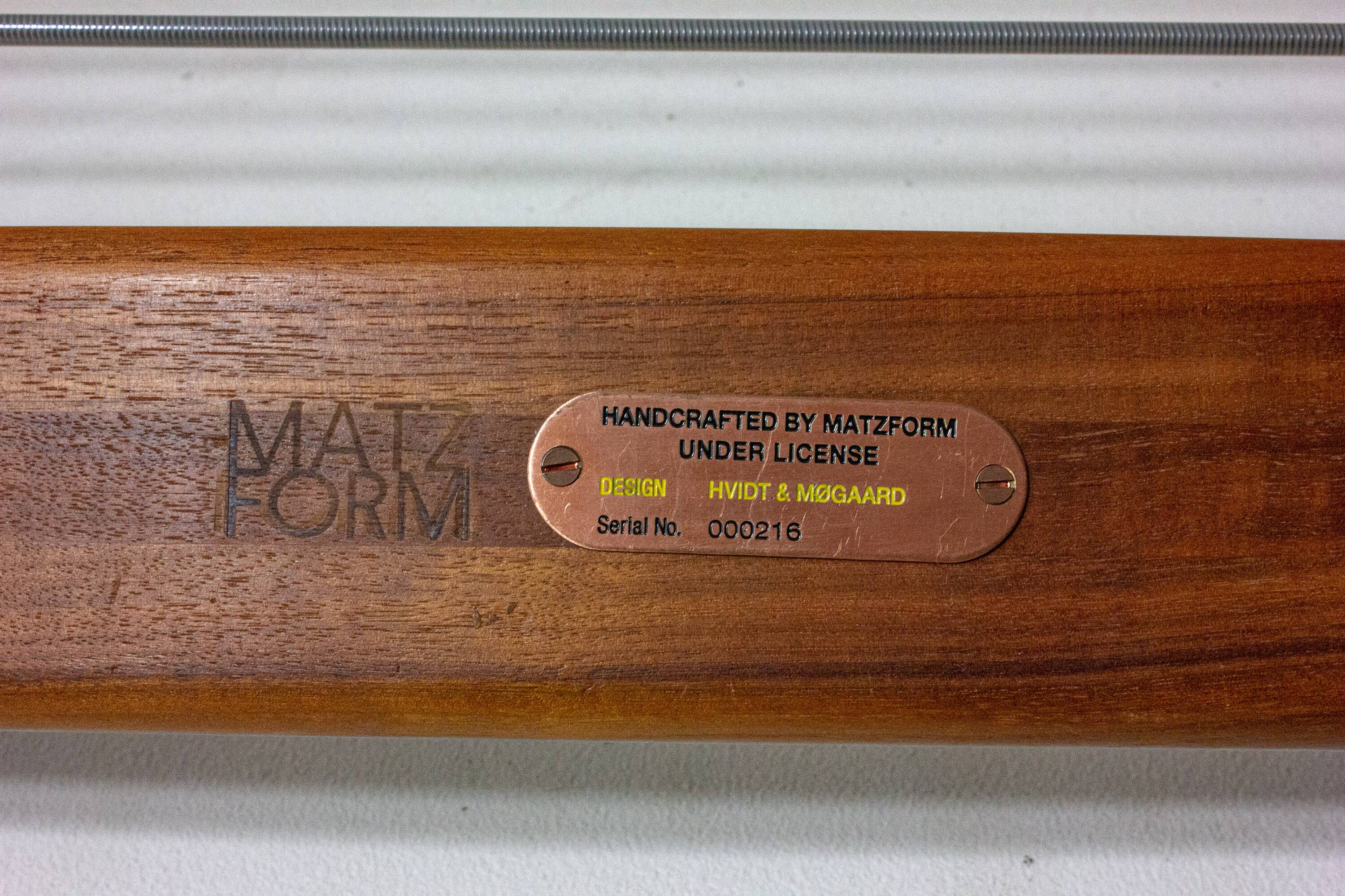 Minimalist 'Boomerang' lounge chair by Peter Hvidt & Orla Møgaard, Denmark