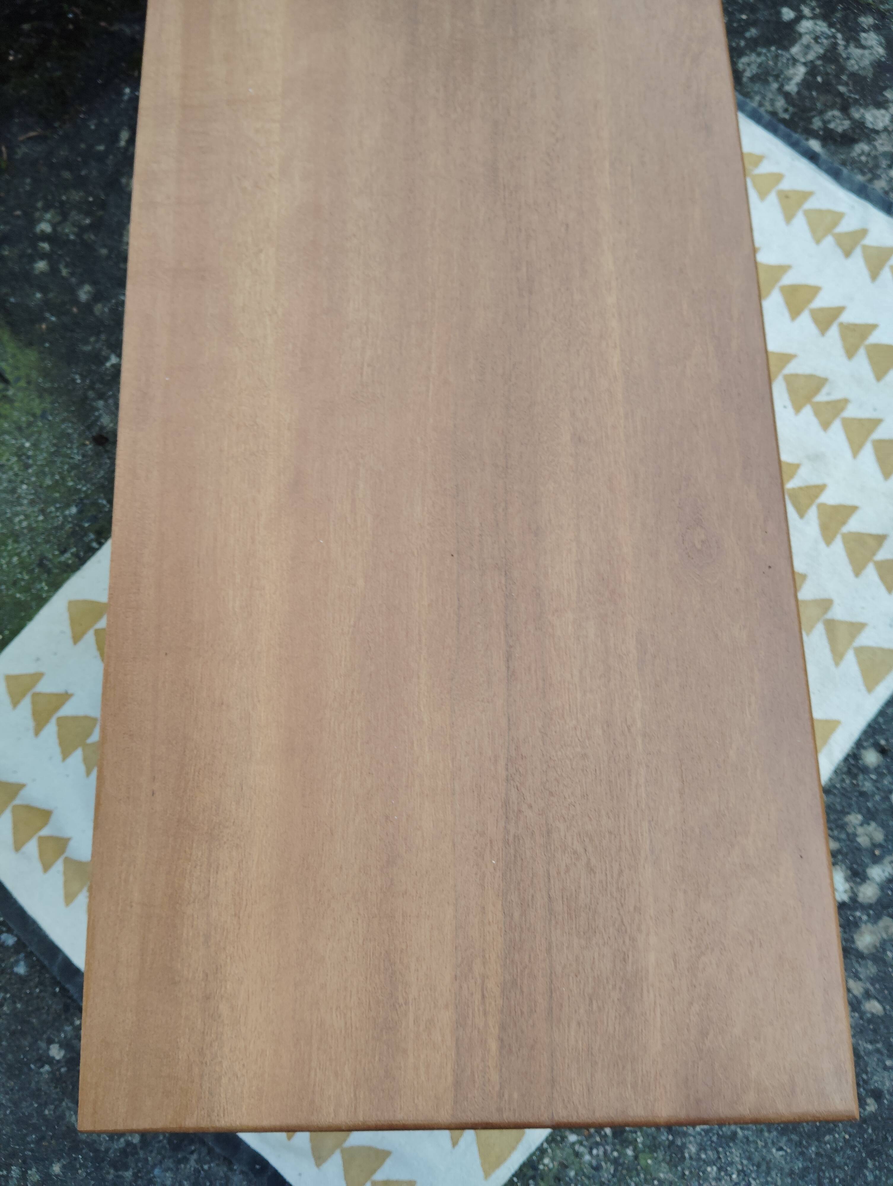 Vintage desk with small footprint