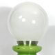 Stilux Milano, large green murano glass table lamp from 60s