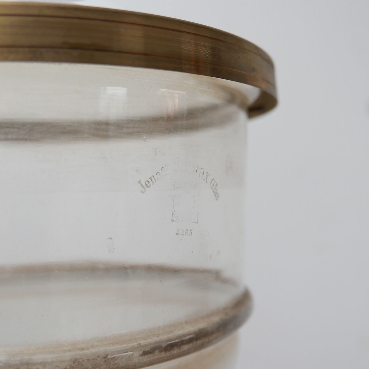 German Antique Three Part Large Pendant Light