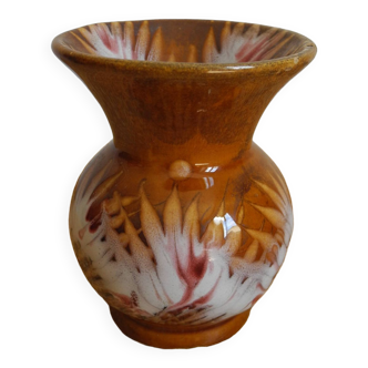 Small old Longchamp earthenware vase 1918