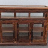 Old wooden display case