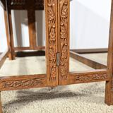 Oriental Folding Table in Exotic Wood – Early 20th Century