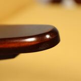 Fauteuil en bois et velours jaune par Chierowski