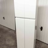 Bathroom cabinet in white metal 1960