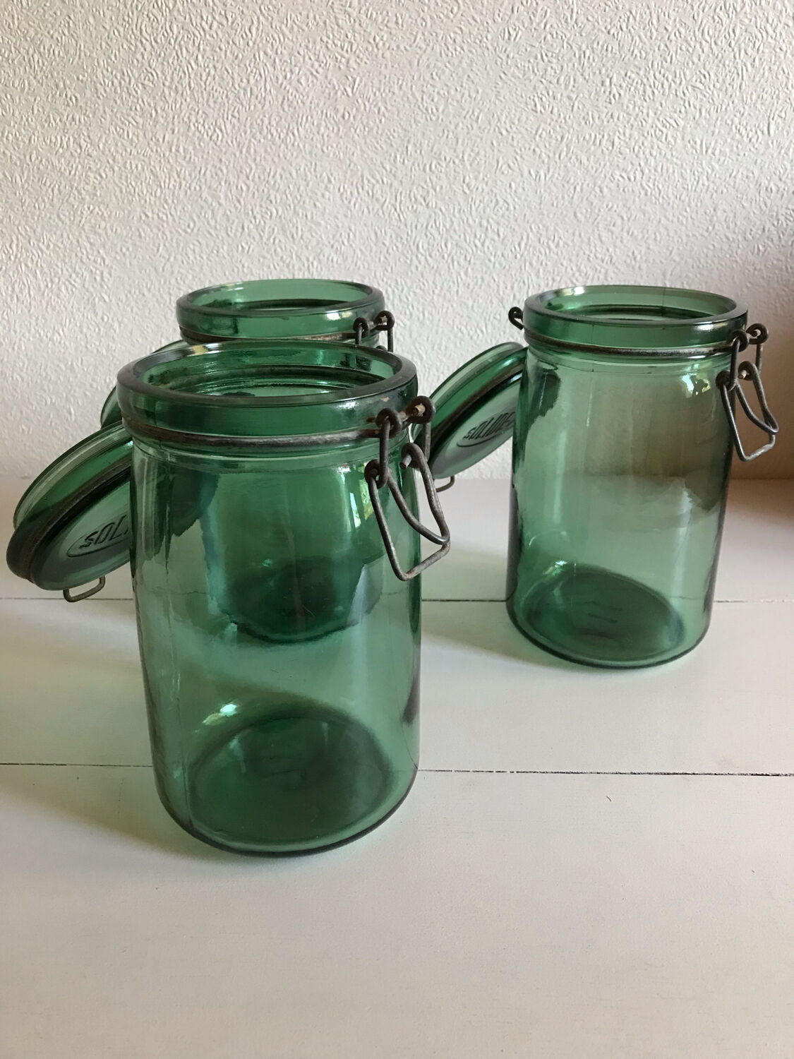 Set of 3 jars Solidex