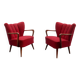 Pair of 1950s cocktail armchairs