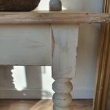 Vintage 1-drawer wooden table