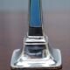 Pair of sterling silver and enamel candlesticks 1927 by Charles Green & Co.