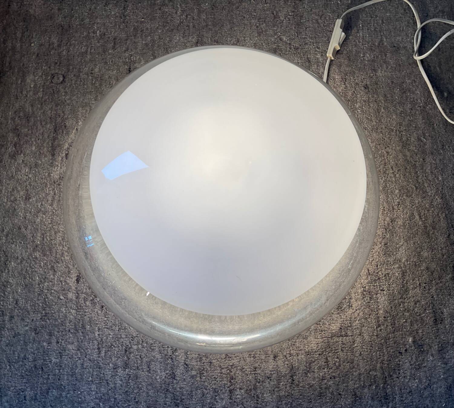 Roberto Pamio mushroom ceiling light for Leucos 1970s