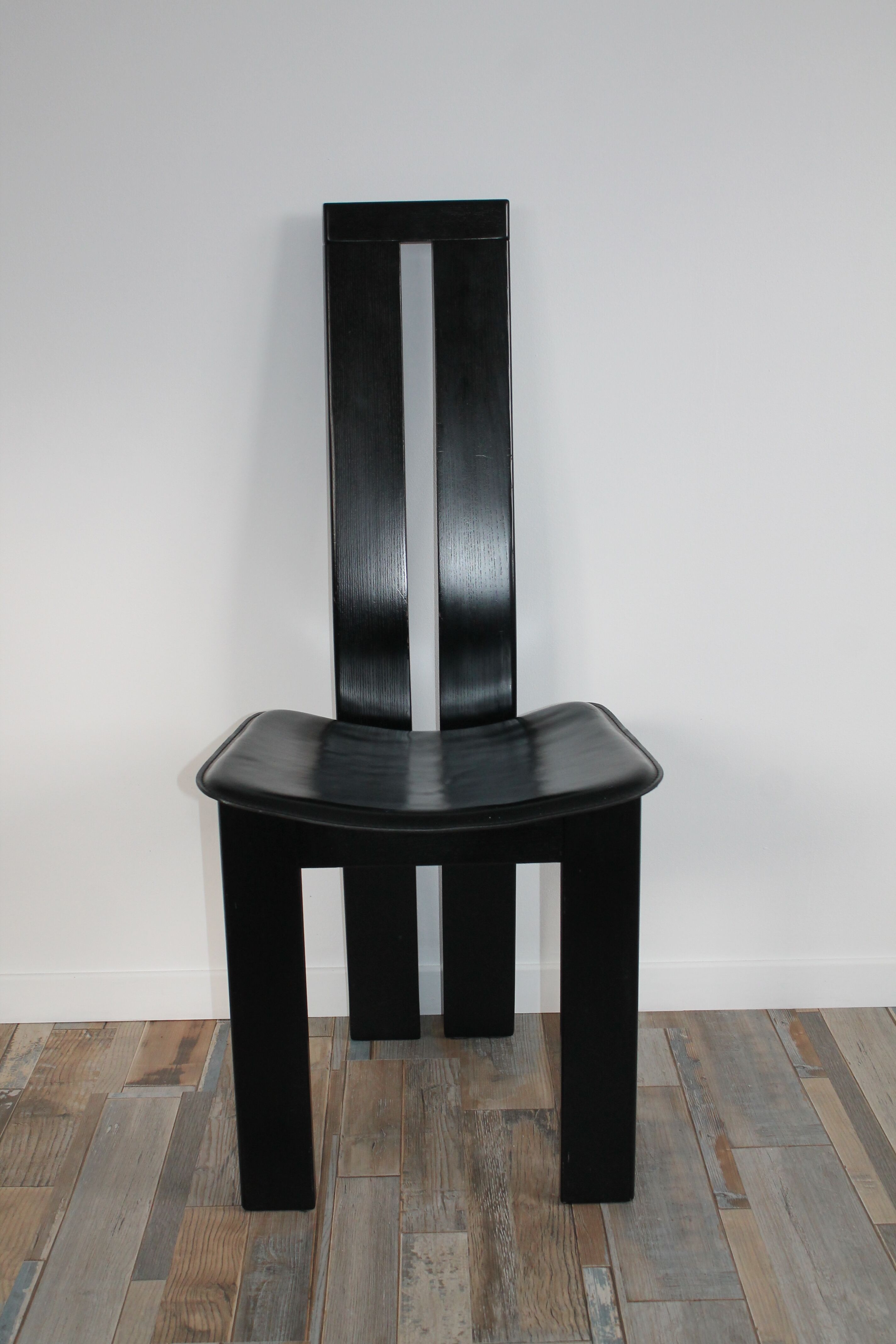 Lot 6 chairs Pietro Constantini circa 1970 Italy