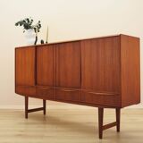 Teak highboard, Danish design, 1960s, designer: E.W. Bach