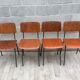 Set of 4 vintage chairs and design Eromes