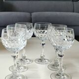 Lot 6. Boule glasses/Allegro model/Christinenhütte-Zwiesel. Tortoiseshell decoration