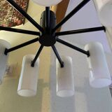 Vintage 9-light pendant light in Perspex