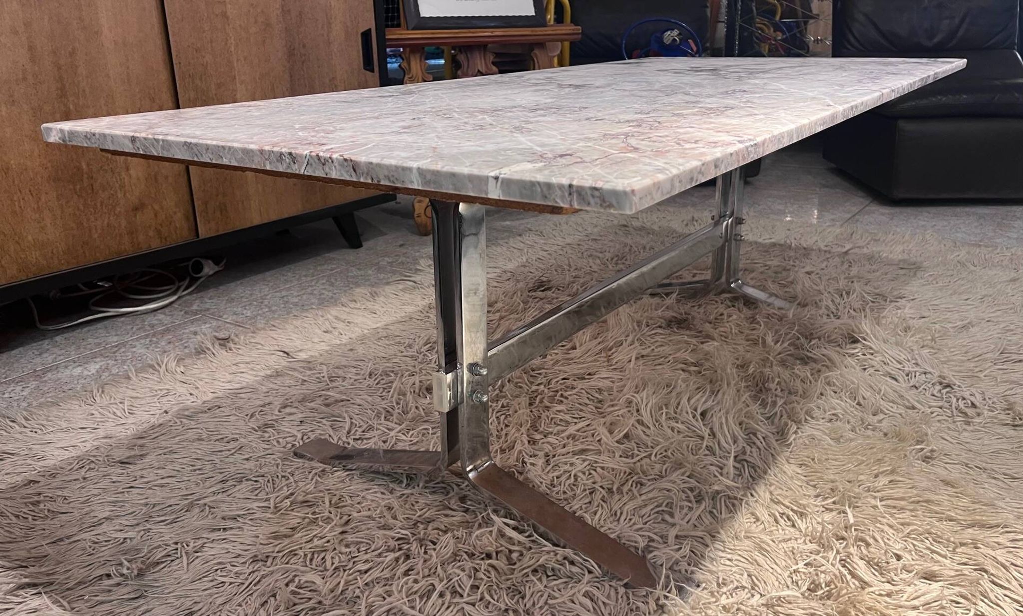 Table basse en marbre 1970