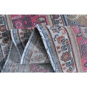 1970s Vintage Persian Handmade Wool Cotton Light Tan Area Rug 285x387